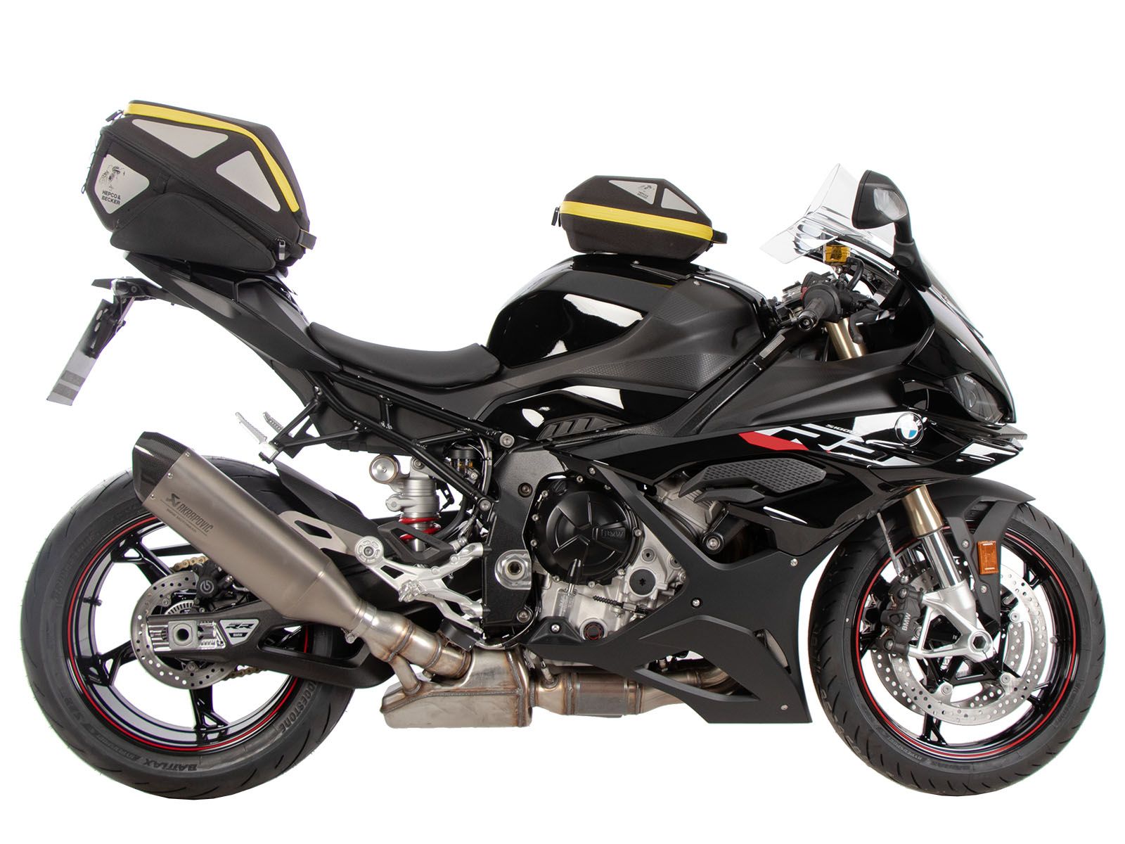 Portaequipajes deportivo fijo negro para BMW S 1000 RR (23-) Hepco & Becker