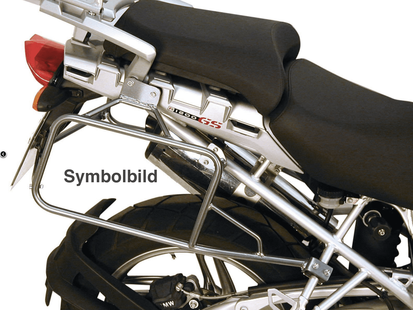 Portamaletas lateral fijo negro para BMW R 1200 GS (04-12) Hepco & Becker