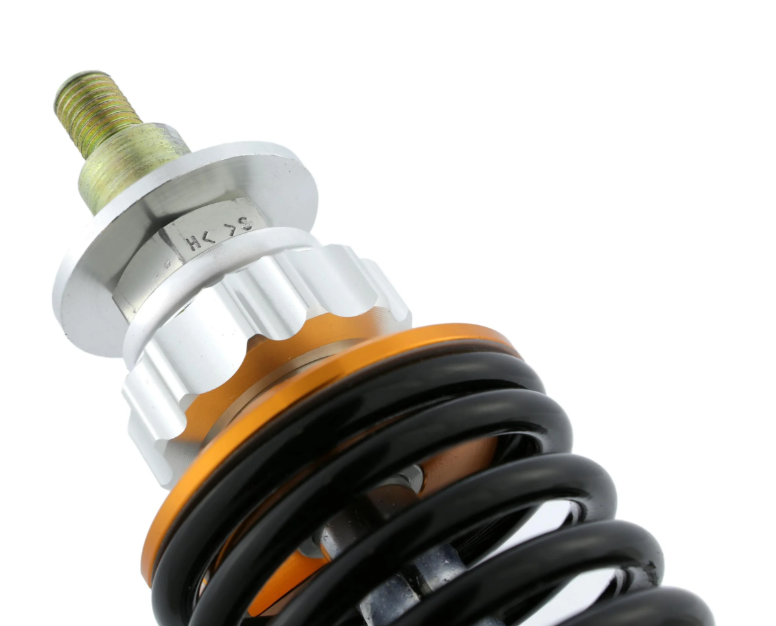 Amortiguador delantero ZELIONI para Vespa ET2/ET4/LX/LXV/S 50-150ccm, plata/naranja/negro