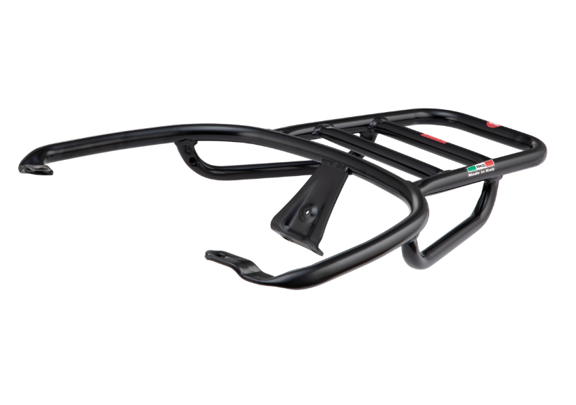 Portaequipajes trasero para Vespa Primavera /Sprint /Elettrica 50-150ccm, negro