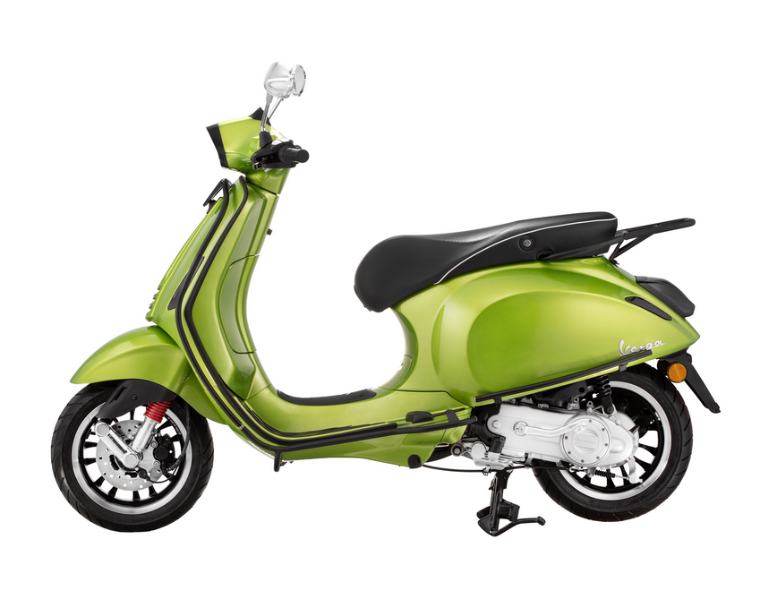 Portaequipajes trasero para Vespa Primavera /Sprint /Elettrica 50-150ccm, negro mate