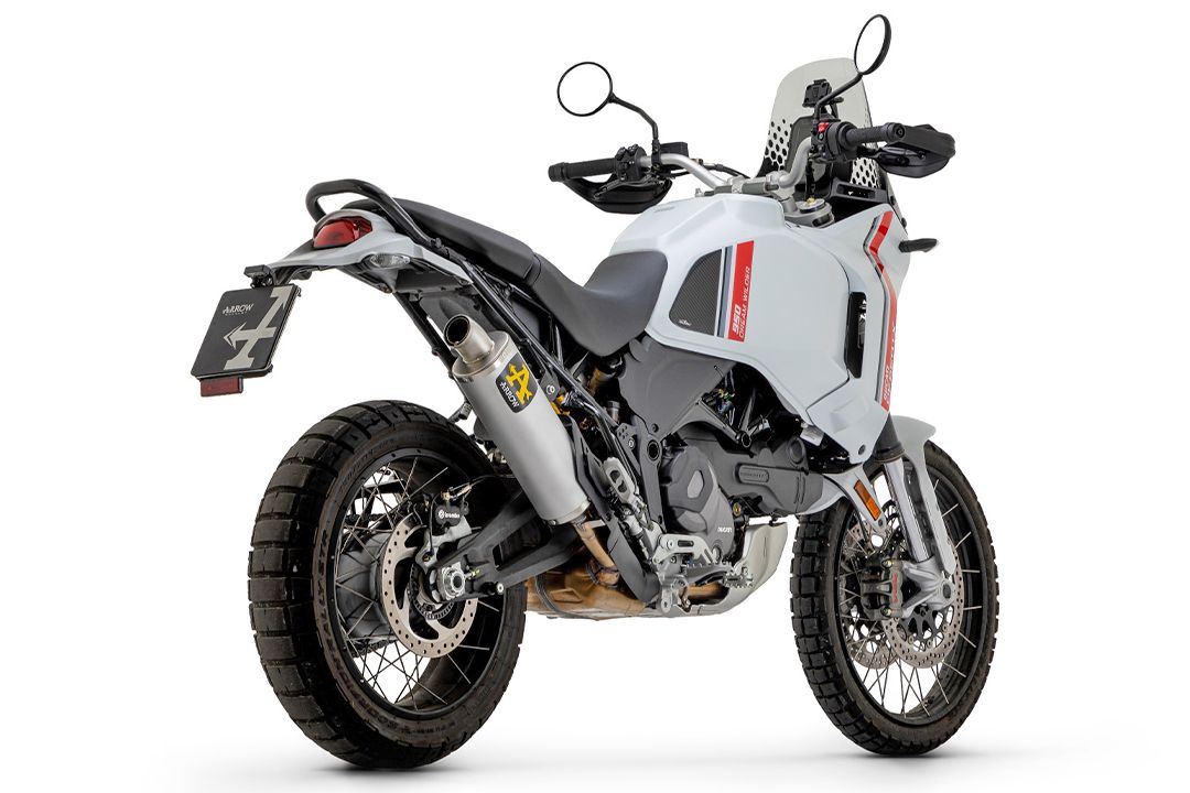 Escape ARROW INDY RACE aluminio para Ducati DesertX (22-)