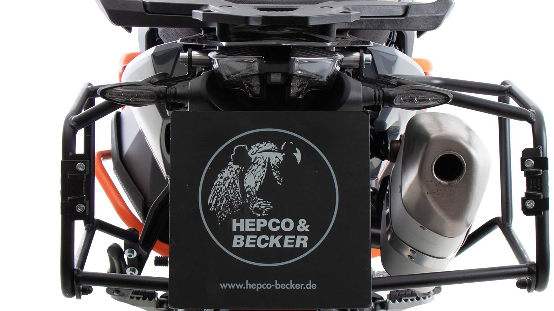 Portaequipajes lateral atornillado para KTM 890 Adventure (21-) Hepco & Becker