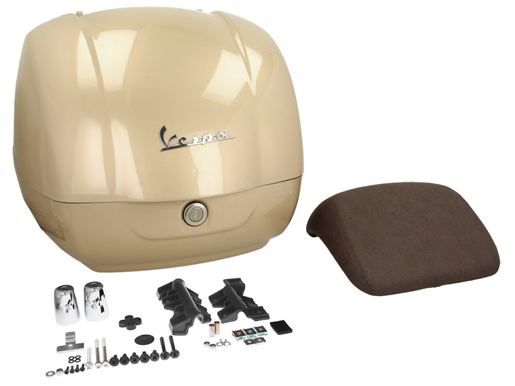 Topcase original para Vespa GTS - beige / elegancia 513/A