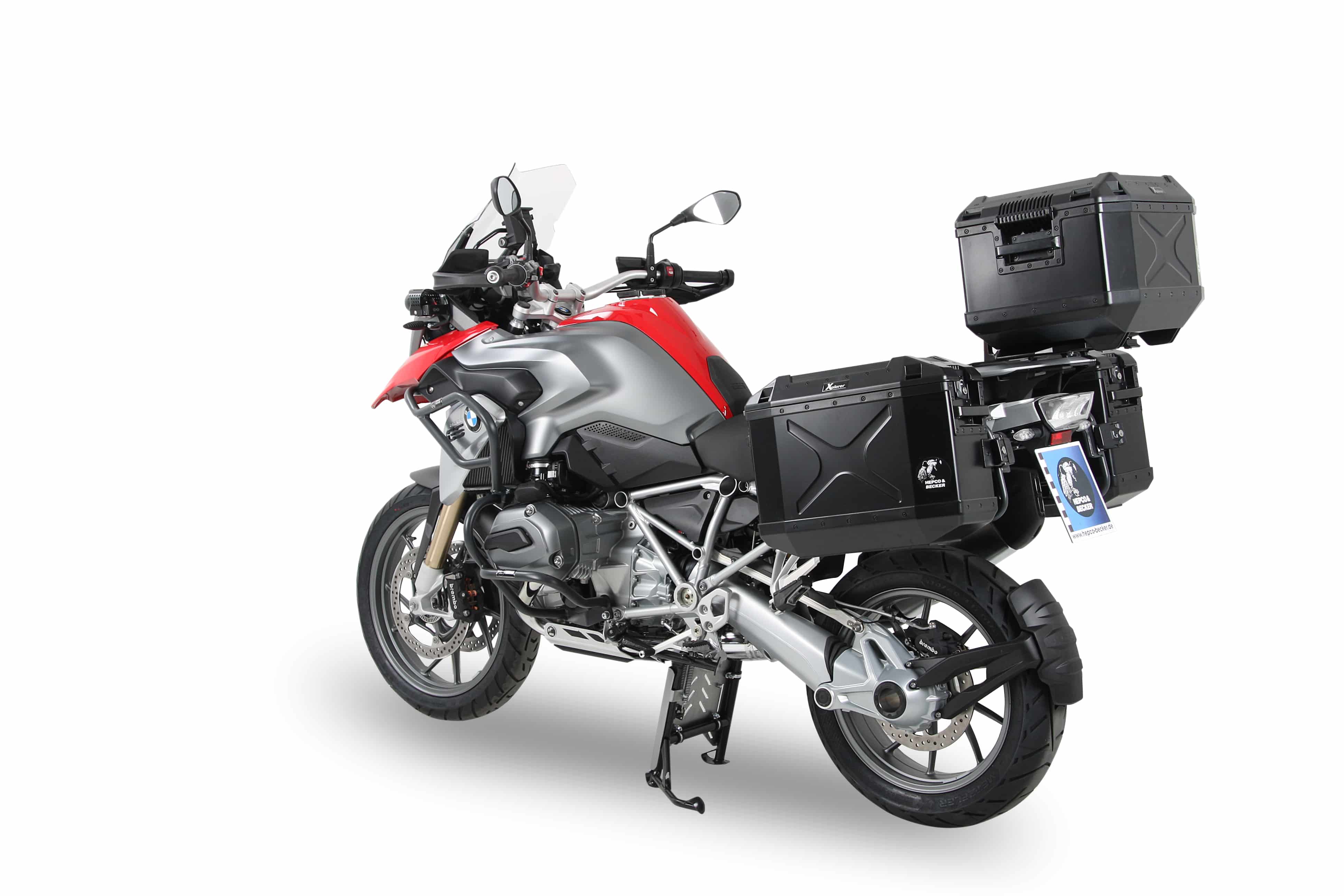 Portamaletas lateral Lock-it negro para BMW R 1250 GS Adventure (19-24) Hepco & Becker