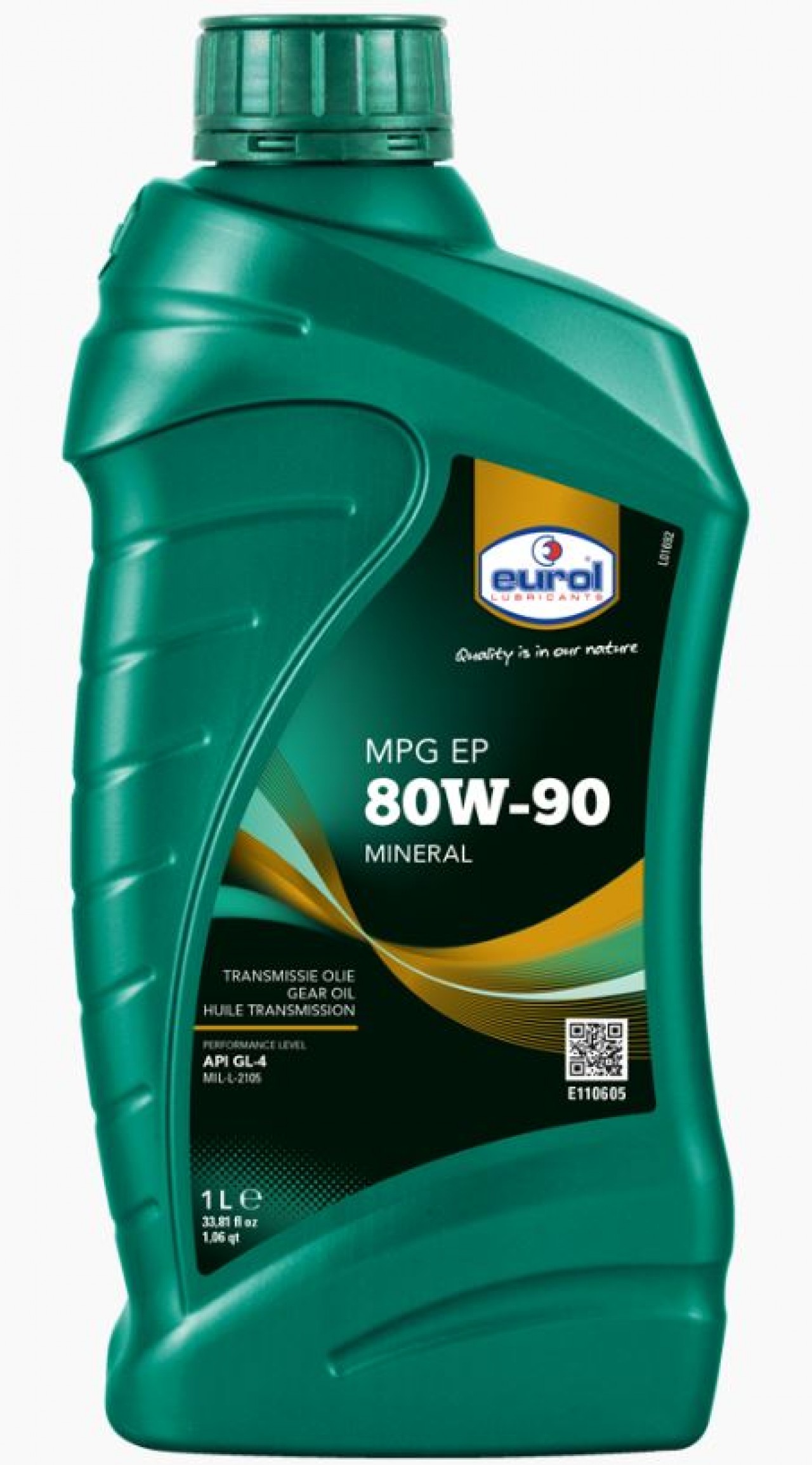 Aceite de transmisión Eurol, 1 litro, SAE 80W/90, Aceite de transmisión GL4, E110605, Inspección