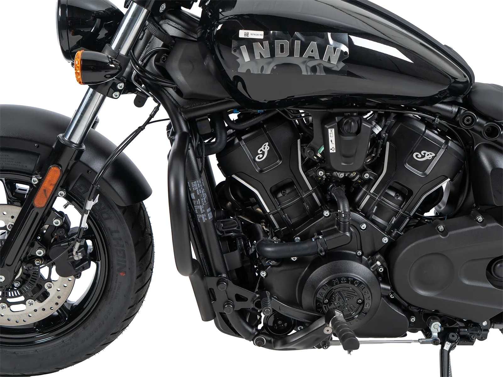 Guardamotor negro para Indian Scout Sixty Bobber (25-) Hepco & Becker