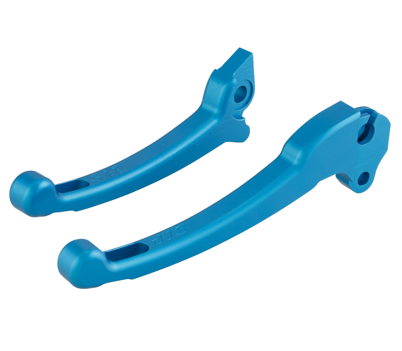 Juego maneta deportiva embrague/freno para Vespa PX 125-200ccm, HBZ Grimeca, derecha/izquierda, azul mate