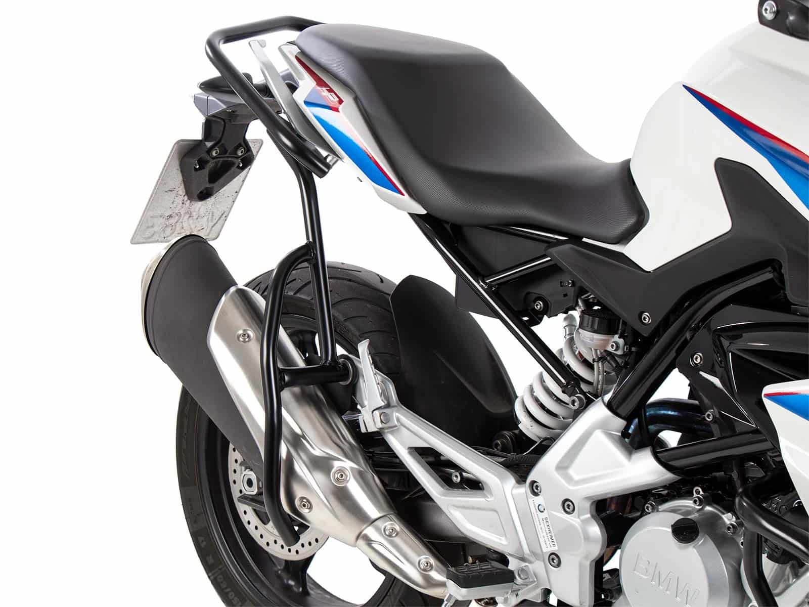 Barra de protección trasera adicional negra para BMW G 310 R (16-) Hepco & Becker