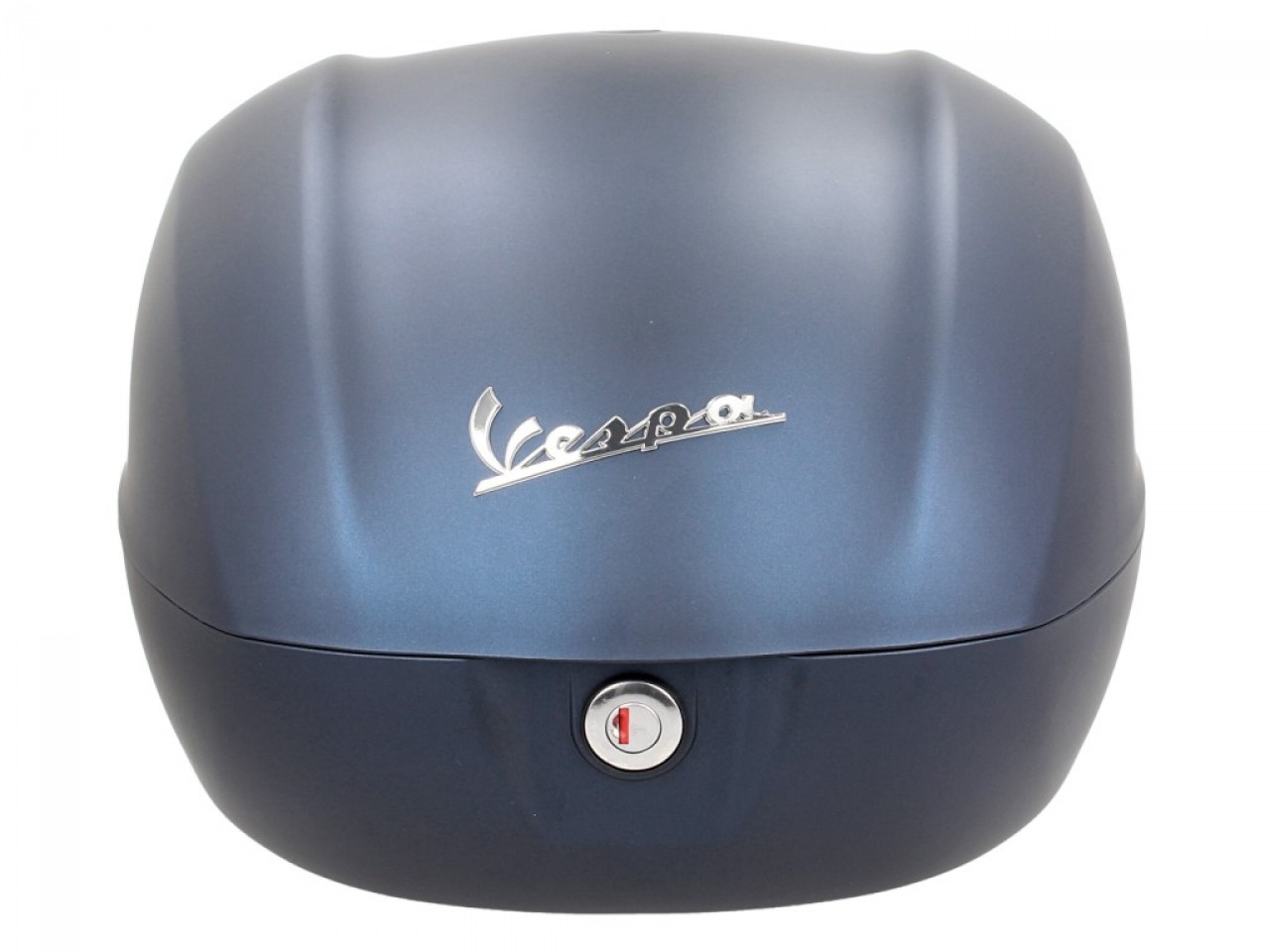 Kit baúl 32L azul mate (282/A), respaldo champán para Vespa Primavera