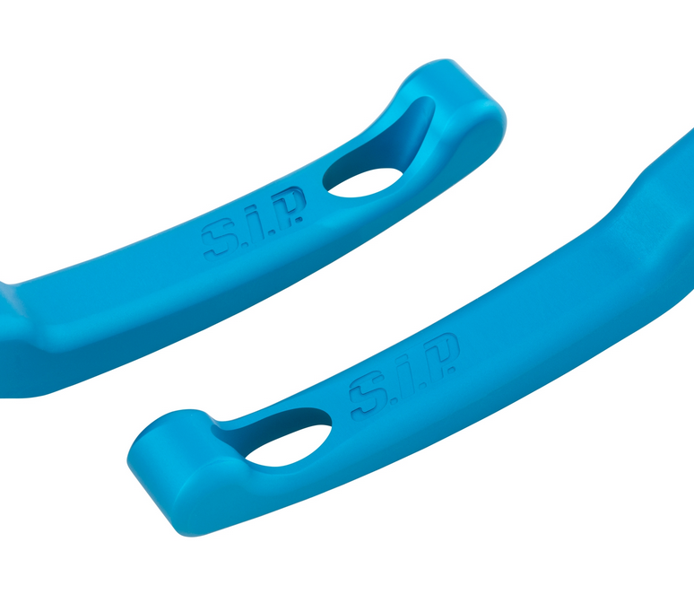 Juego de manetas de freno deportivas Shorty para Vespa LX /LXV /S /Primavera /Sprint 50-150ccm, azul mate