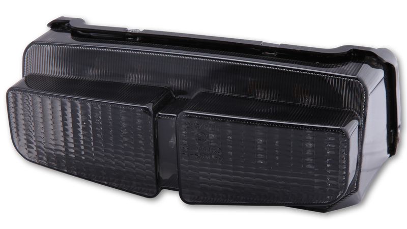 HIGHSIDER piloto trasero smart LED negro estilo Yamaha, homologado E (1ud.)