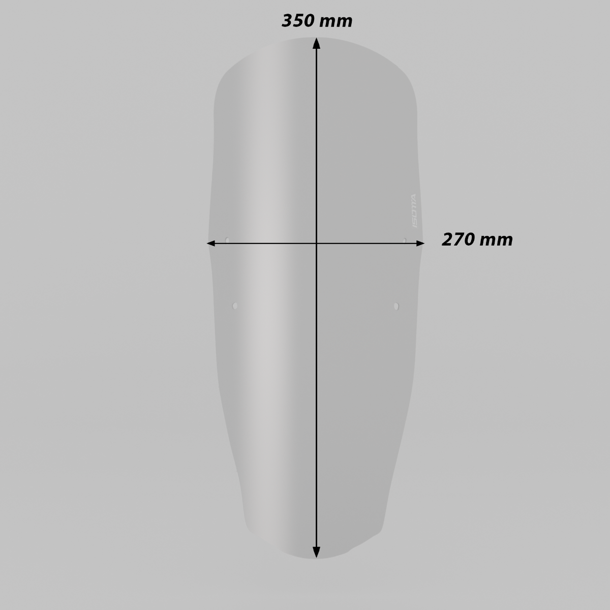Parabrisas antichoque RSG Rally Storm Guard transparente para Yamaha Teneré 700 (19-24)