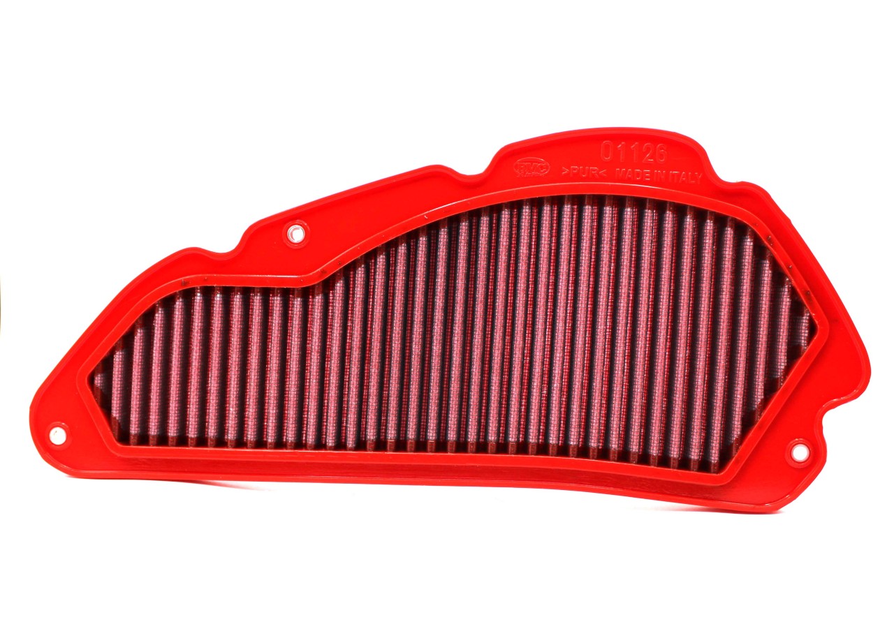 BMC filtro de aire deportivo para Aprilia Mana 850 / GT estándar, FM504/20, rojo, lavable