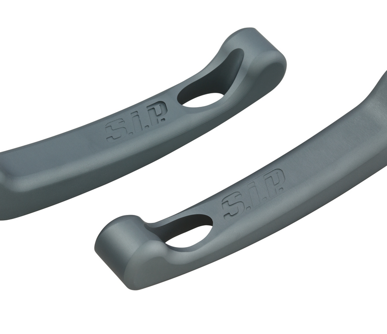 Juego de palancas de freno Sport Shorty para Vespa LX /LXV /S /Primavera /Sprint 50-150cc, gris mate