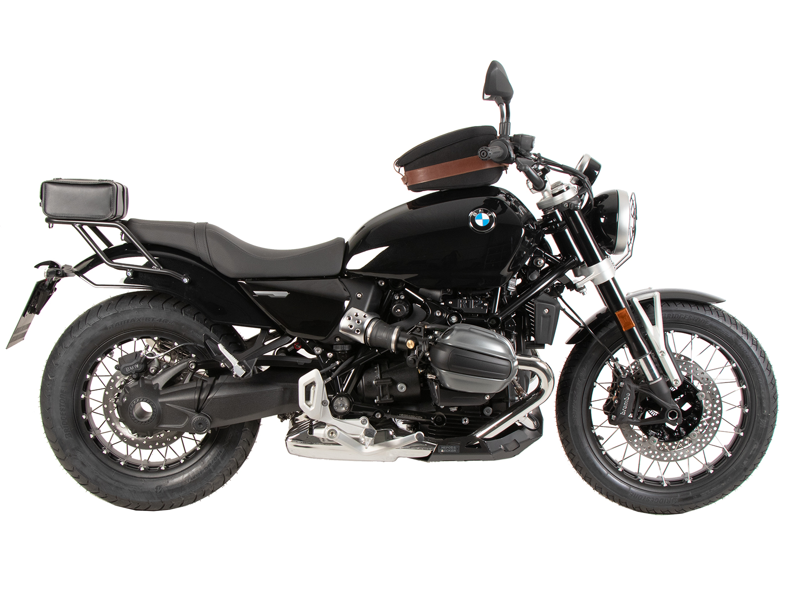 Portaequipajes tubular negro para BMW R 12 (24-) Hepco & Becker
