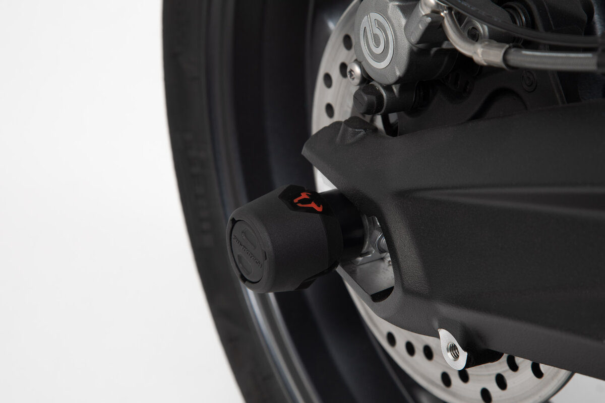 SW-Motech Kit crash pad para eje trasero negro para Yamaha YZF-R1, MT-10 /SP - SW Motech