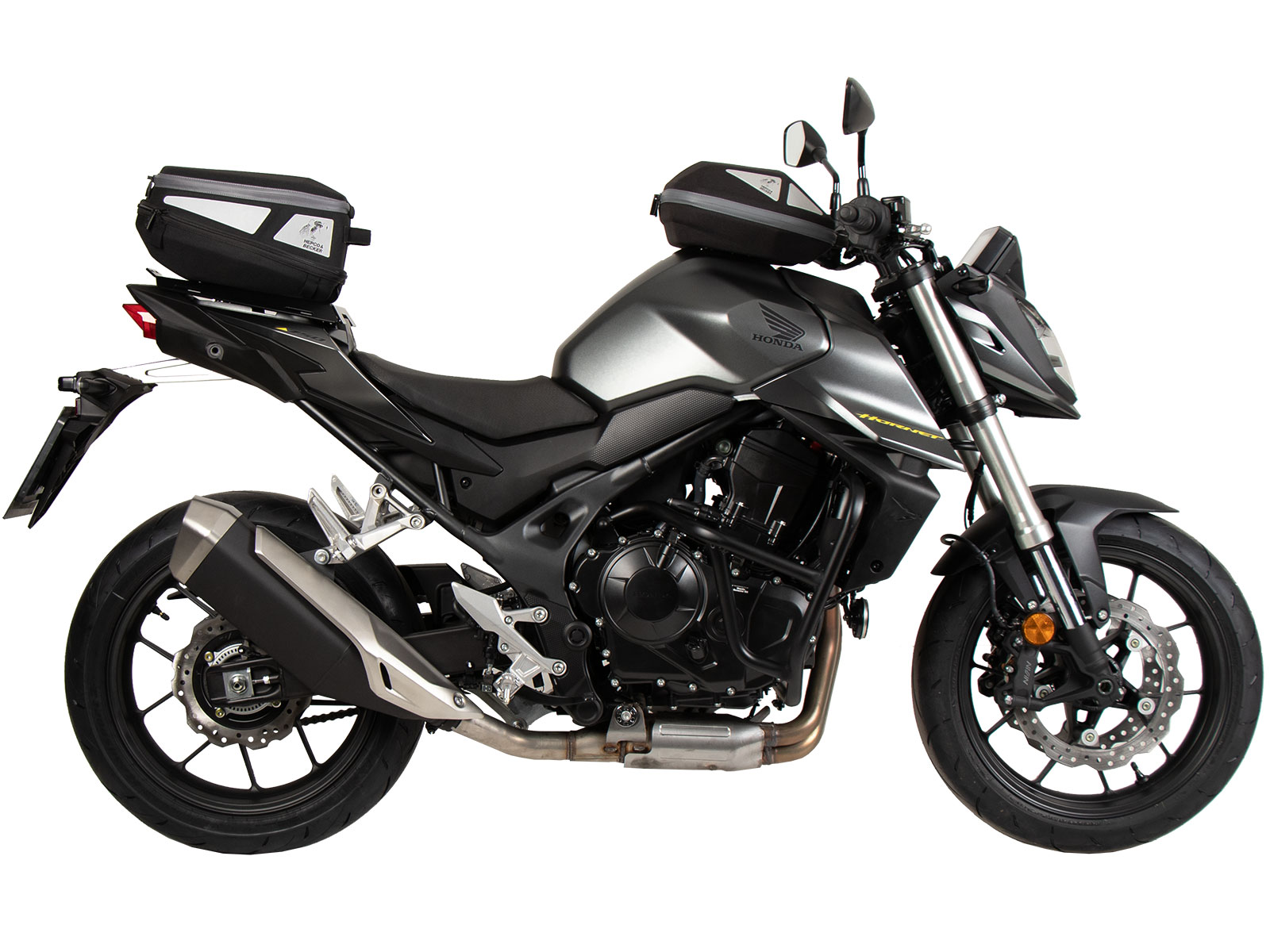 Portaequipajes deportivo negro para Honda CB 750 Hornet (23-) Hepco & Becker