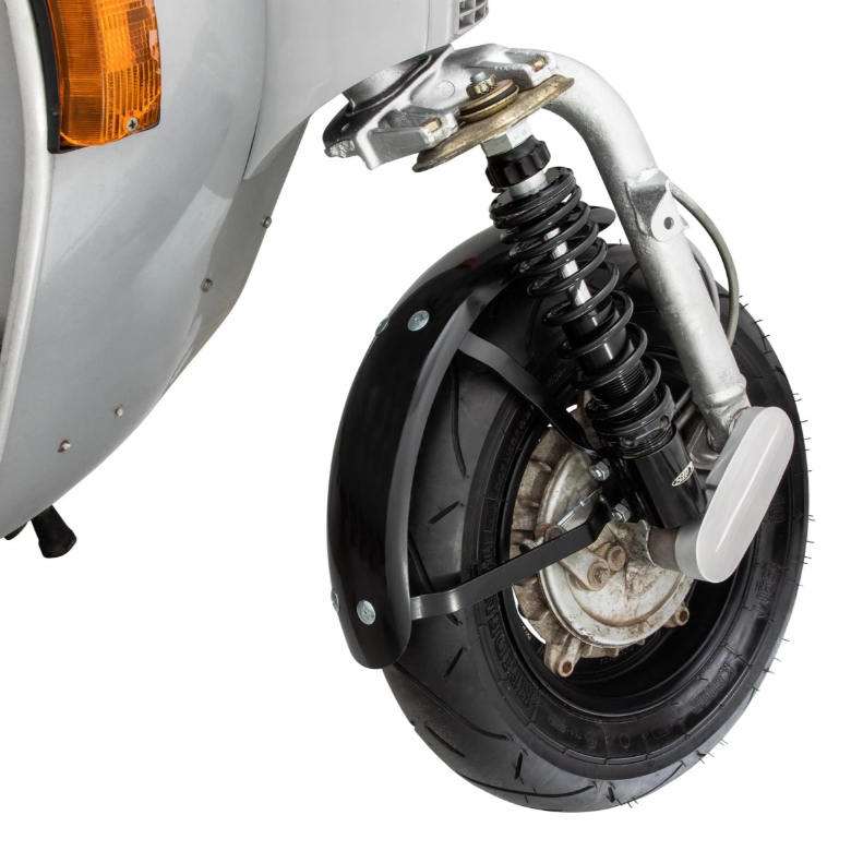 Guardabarros Garelli Race EVO II para Vespa PX 80-200ccm, GRP, negro