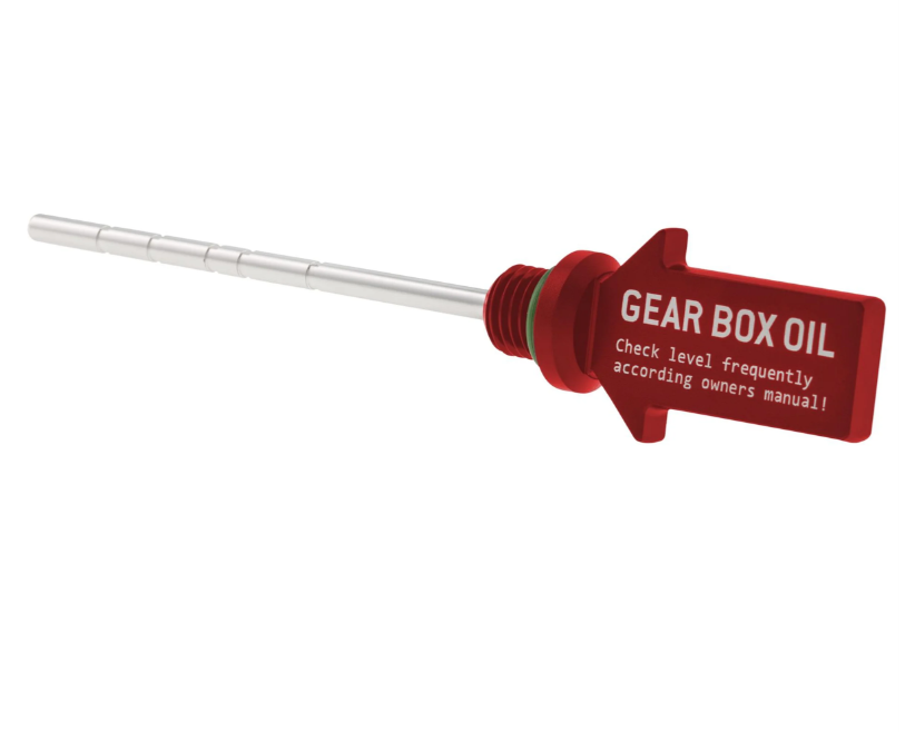 Varilla medidora del aceite de la caja de cambios, rojo mate