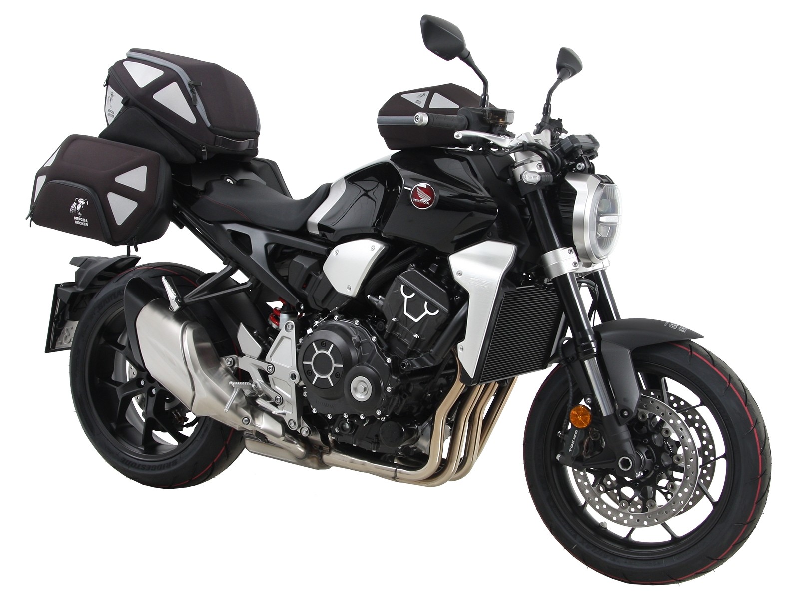 Portaequipajes deportivo negro para Honda CB 1000 R (18-) Hepco & Becker