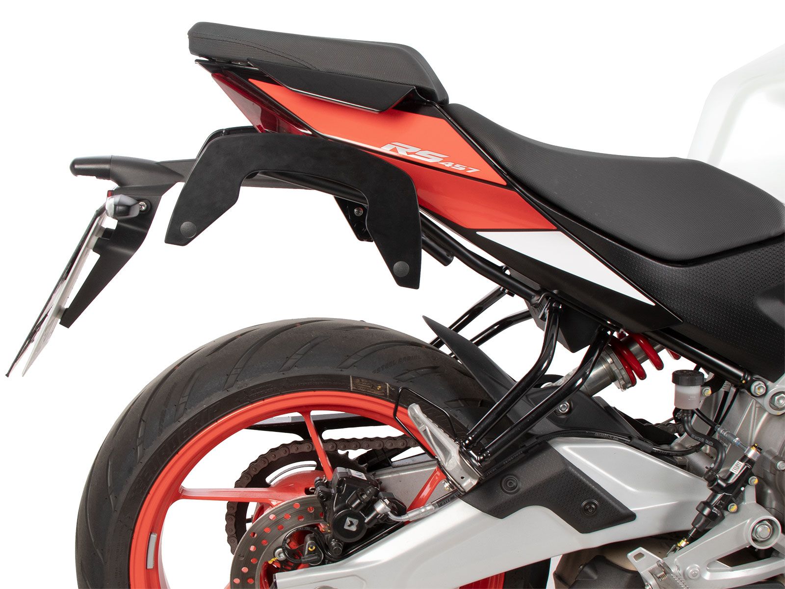 Soporte lateral C-Bow negro para Aprilia RS 457 (24-) Hepco & Becker