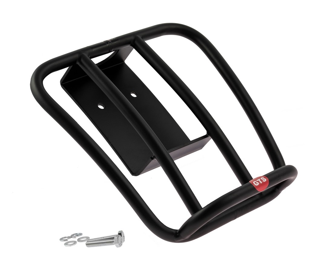 Portaequipajes trasero 70's para Vespa GTS/GTV/GT 125-300cc 4T LC, negro mate