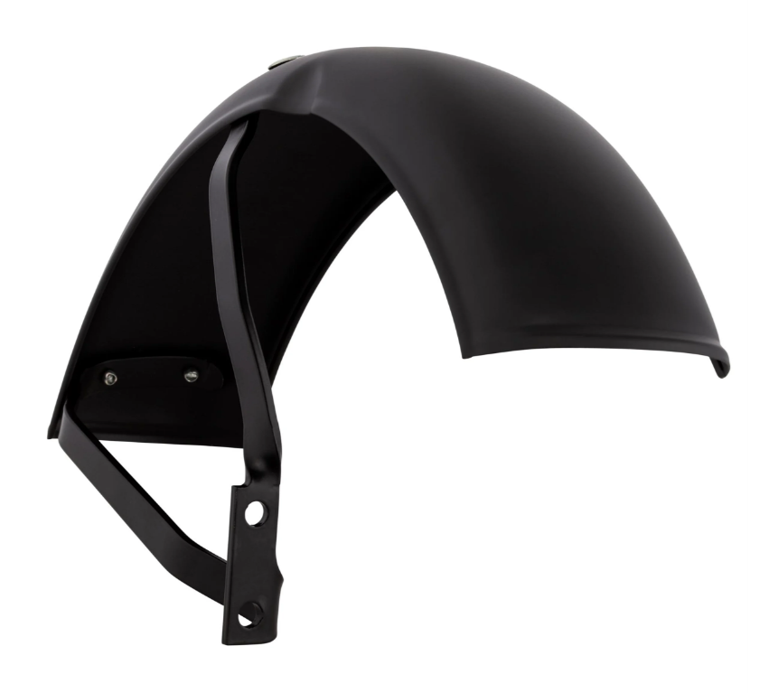 Guardabarros Garelli para Vespa PX 80-200ccm, metal, negro mate