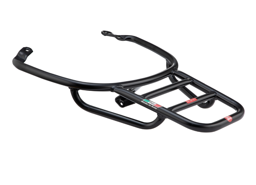 Portaequipajes trasero para Vespa Primavera /Sprint /Elettrica 50-150ccm, negro