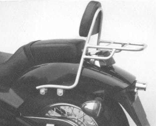 Sissybar con portaequipajes cromado para Honda VT 600 C (88-00) Hepco & Becker