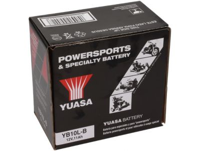 Batería Yuasa YB10L-B, 12 V, 11 A, estándar, sin paquete de ácido, 135x90x145