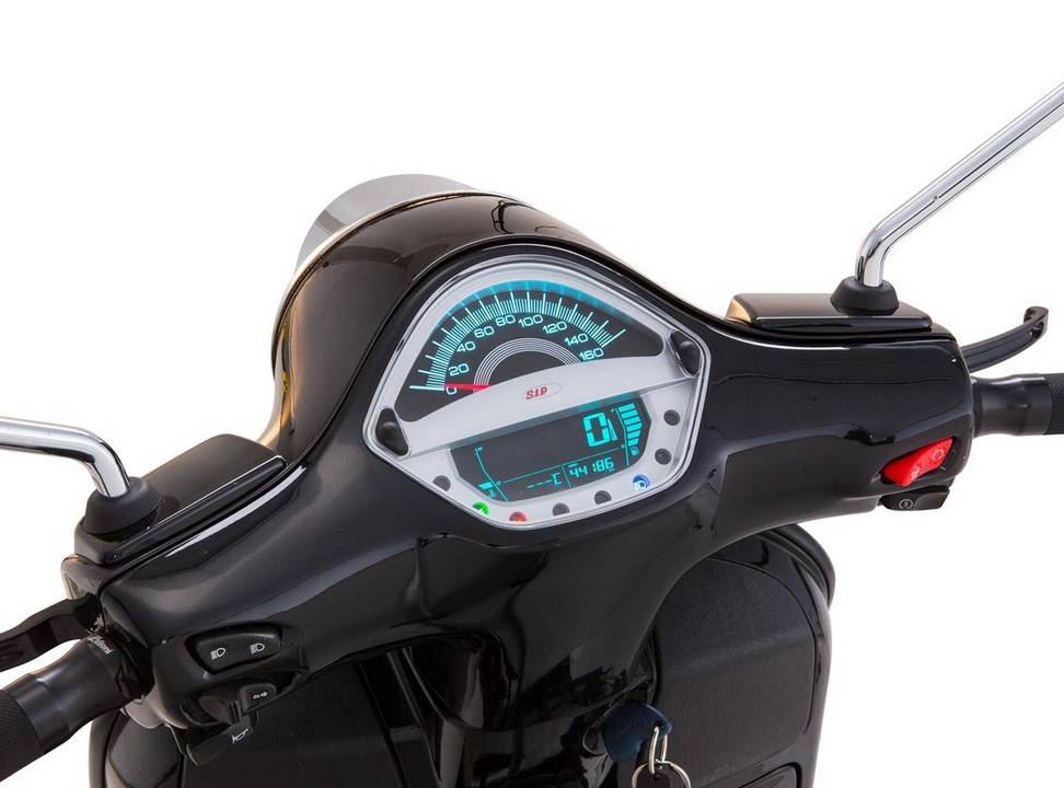 Cuentavueltas/cuentavueltas para Vespa GTS 250cc (-'13), plata