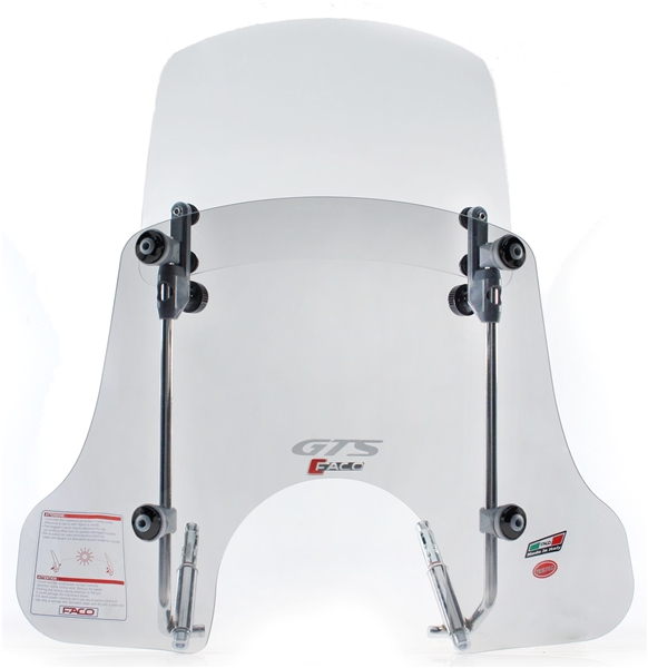 Parabrisas FACO "Twin-Screen" para Vespa GTS/GTS Super/GT/GT L 125-300cc (-22)