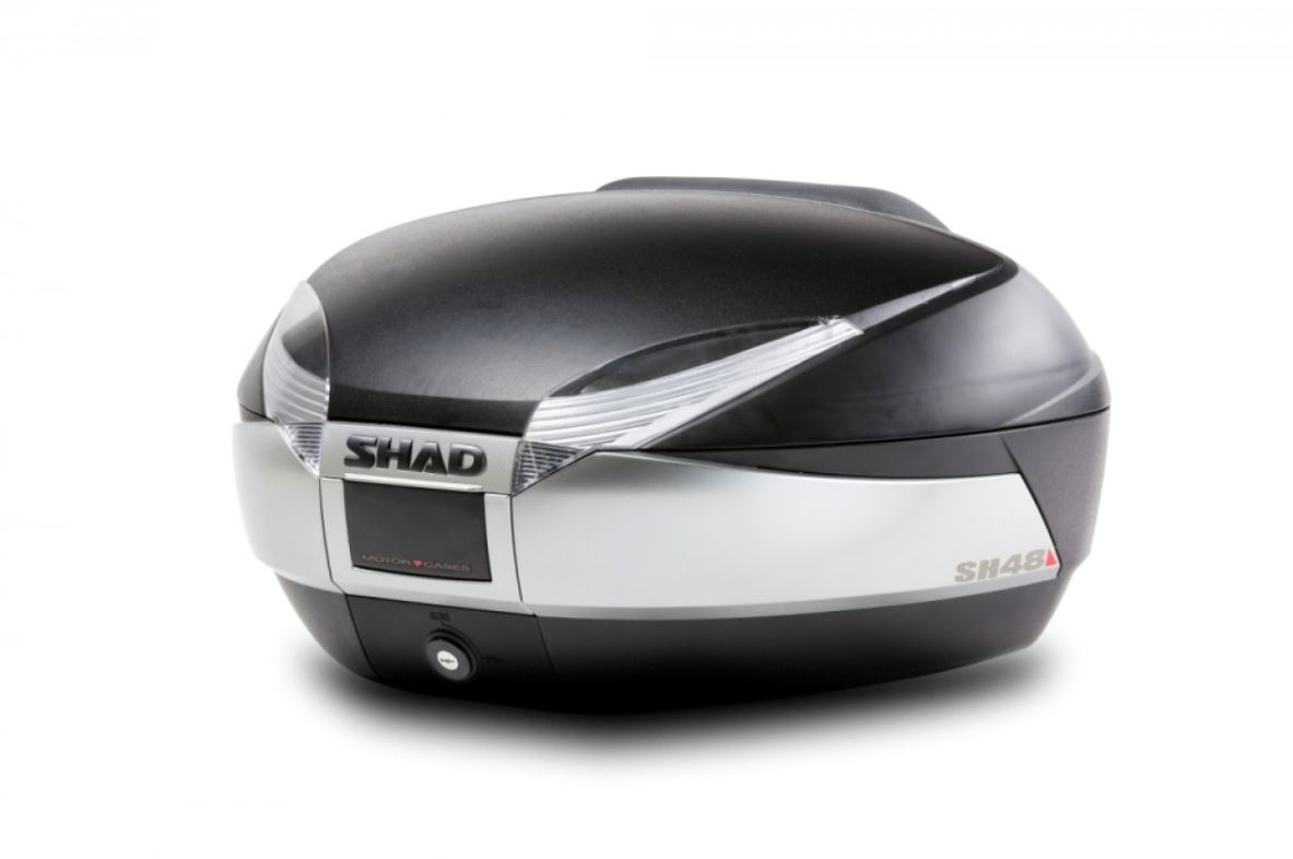 Baúl Shad SH48, negro / titanio, 48 l