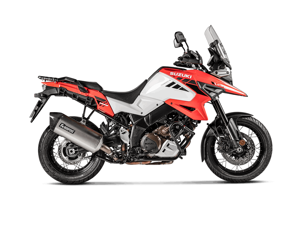 Escape Akrapovic Slip-On Line (Titanio) para Suzuki V-Strom 1000 (14-18) y V-Strom 1050 ab (20-23)