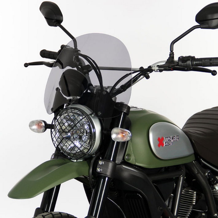 Pantalla MRA touring "NT" para Ducati Scrambler 800 (Bj.15-18) gris humo
