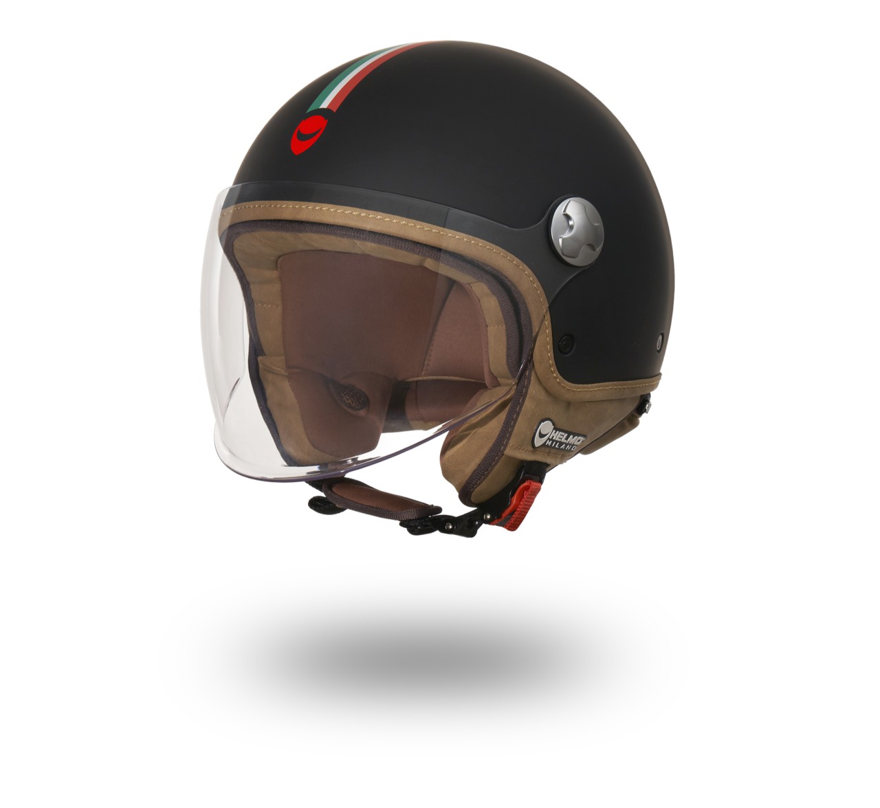 Helmo Milano Demi Jet Veloce negro mate