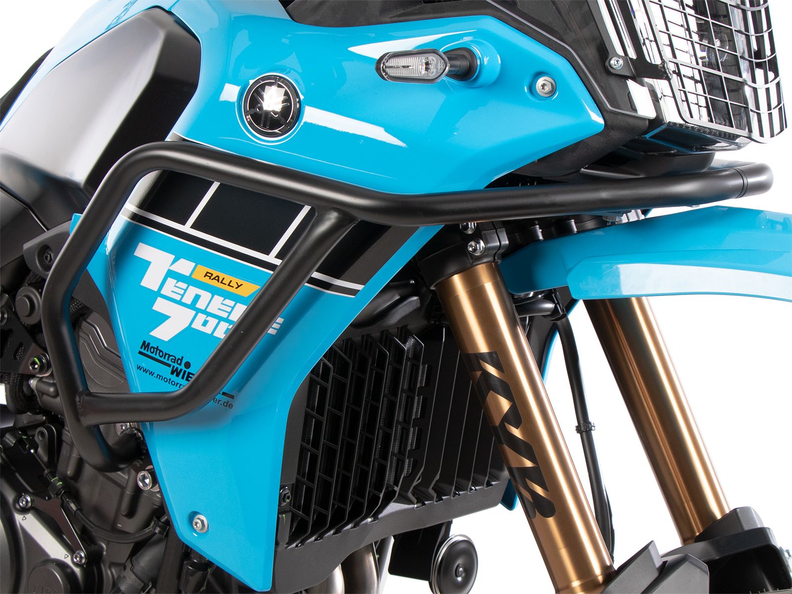 Barra protectora de depósito negra para Yamaha Ténéré 700 Rally (25-) Hepco & Becker
