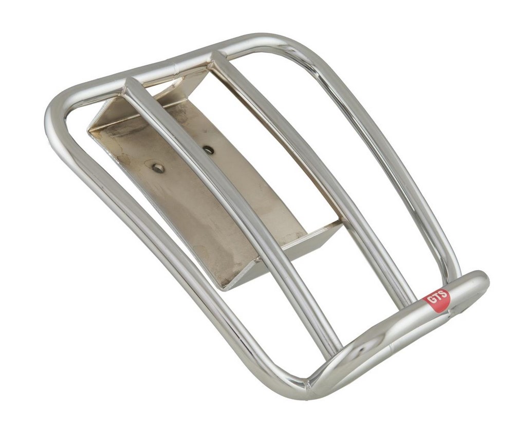 Portaequipajes trasero años 70 para Vespa GTS/GTV/GT 125-300cc 4T LC, cromado