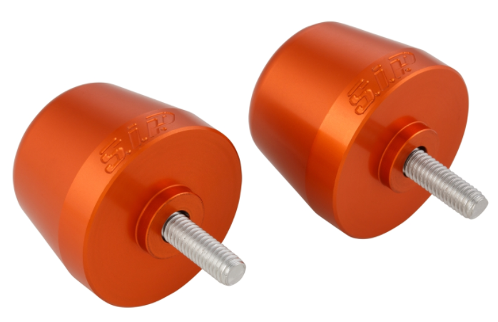 Contrapesos de manillar izquierda/derecha para Vespa Primavera/Sprint/ET/LX/LXV/S, naranja mate