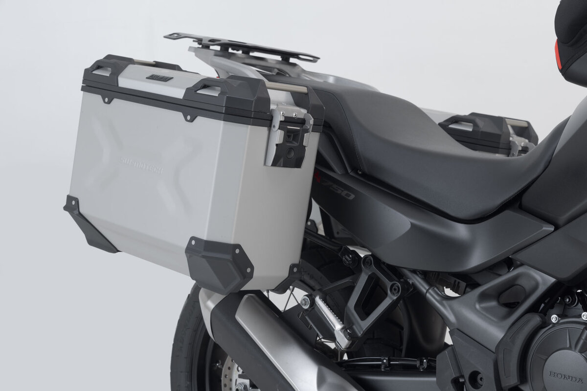 SW-Motech TRAX ADV sistema de maletas de aluminio 2x37L plata para Honda XL 750 Transalp (23-) SW Motech