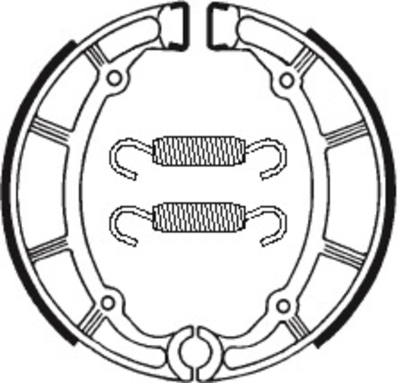 Zapatas de freno orgánicas Tecnium Street - BA065