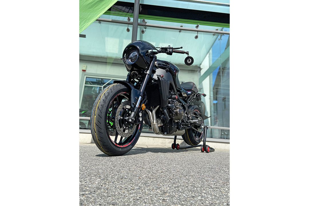 Espejo Barracuda SKIN-S BAR END B-LUX negro/plata