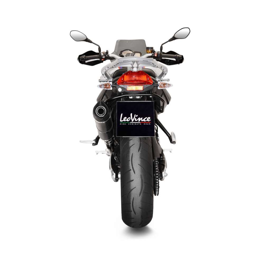 Sistema de escape LeoVince LV One Evo para BMW F 800 GT /R, carbono, slip on, Euro4, E-certificate