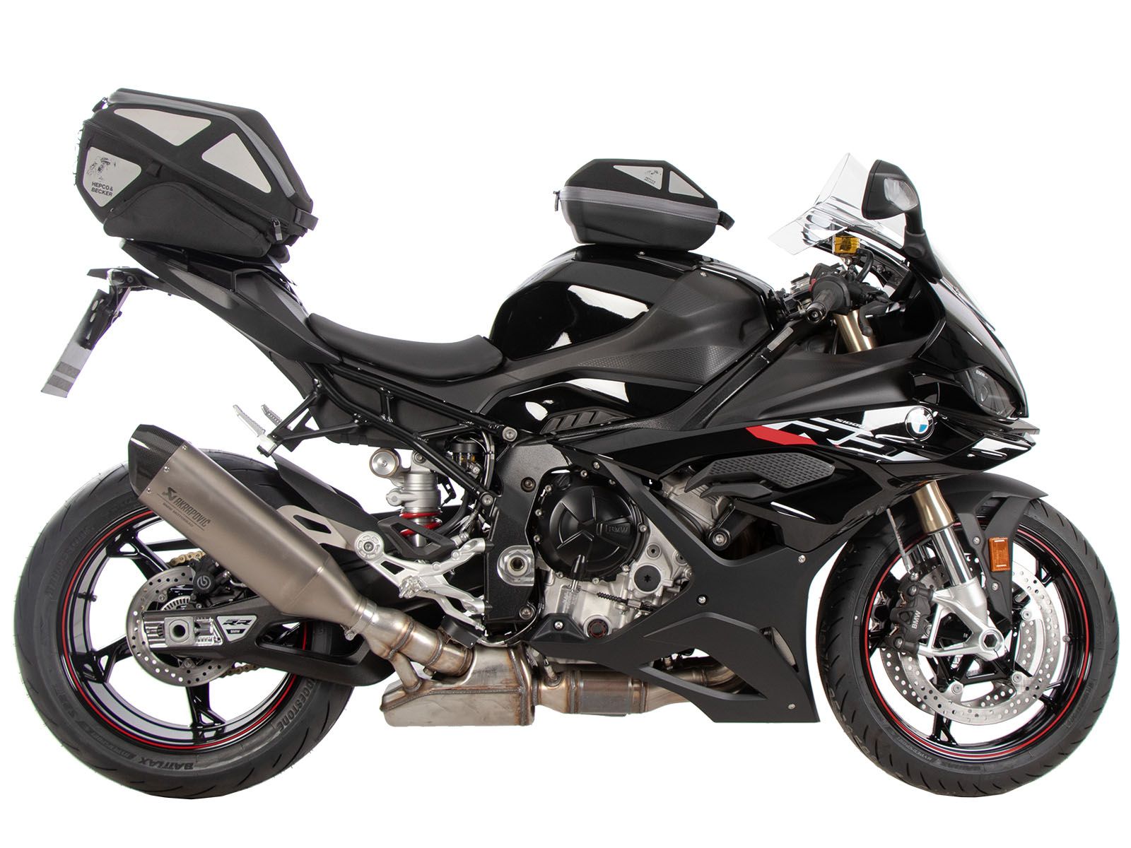 Portaequipajes deportivo fijo negro para BMW S 1000 RR (23-) Hepco & Becker