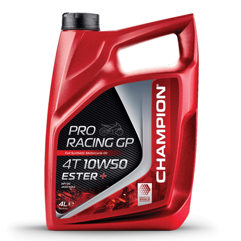 CAMPEÓN® Proracing GP 4T 10W-50 ESTER + Aceite de motor totalmente sintético - 4 litros