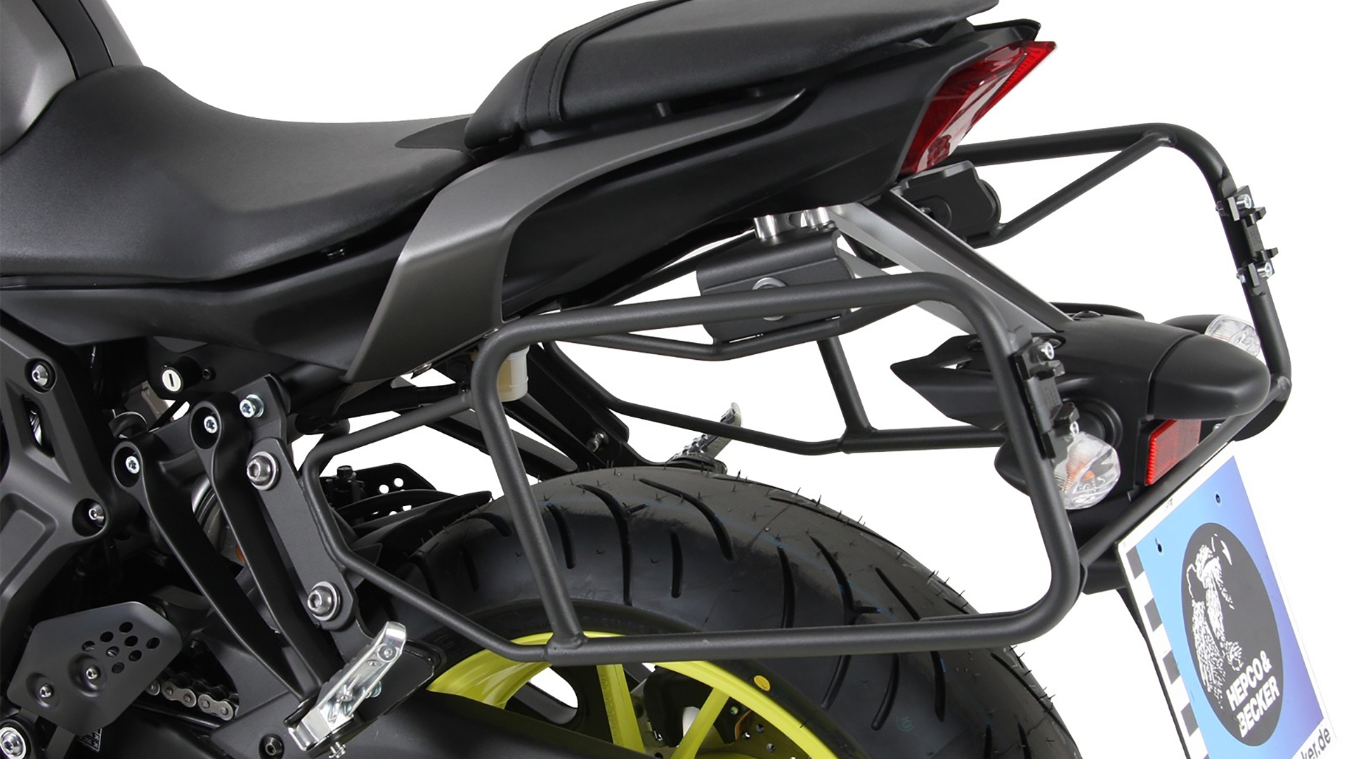 Portamaletas Lock it para Yamaha MT-07 (21-24) Hepco & Becker