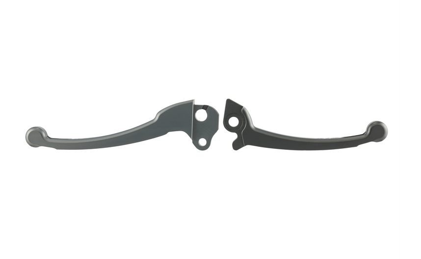 Juego de maneta deportiva embrague/freno para Vespa PX 125 -150cc, HBZ Hengtong, derecha/izquierda, gris mate
