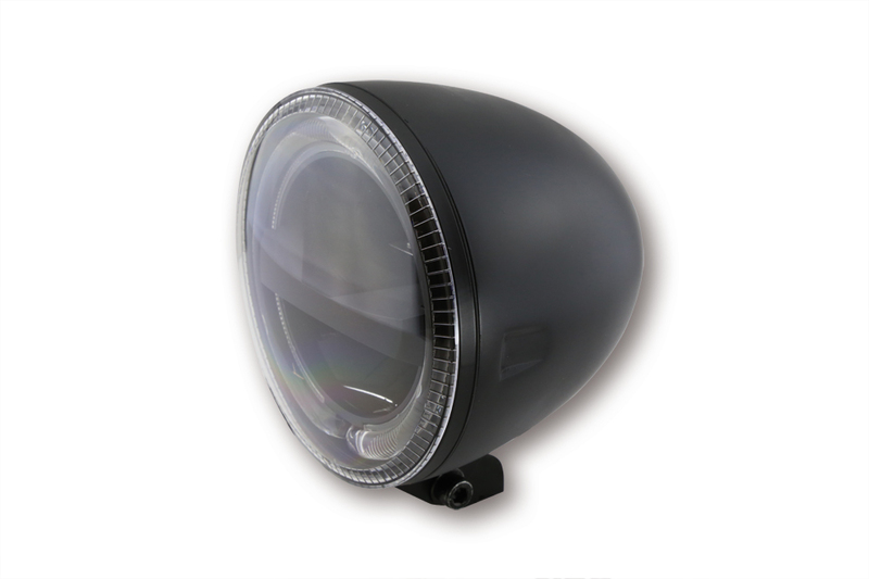 HIGHSIDER pro 5 3/4 pulgadas faro Circle LED negro homologado E (1ud.)