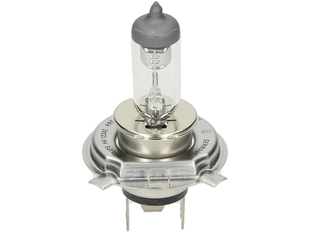 Bombilla Philips, H4, Vision+30% más de luz, 12 V, 60/55 W, P43t